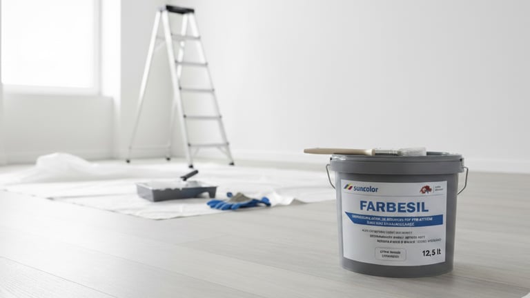 SUNCOLOR FARBESIL: nuova pittura bianca per interni acril-silossanica